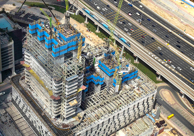 Al Habtoor Tower ... designed to be the world’s largest residential building. 